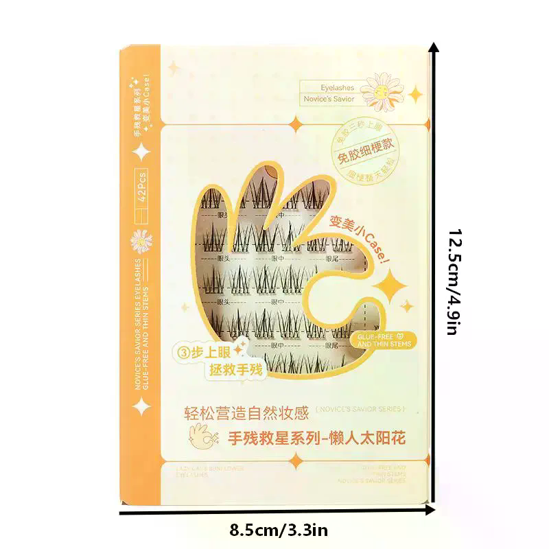7 Rows Self-Adhesive Eyelashes - Eyelash Extension recension och pris