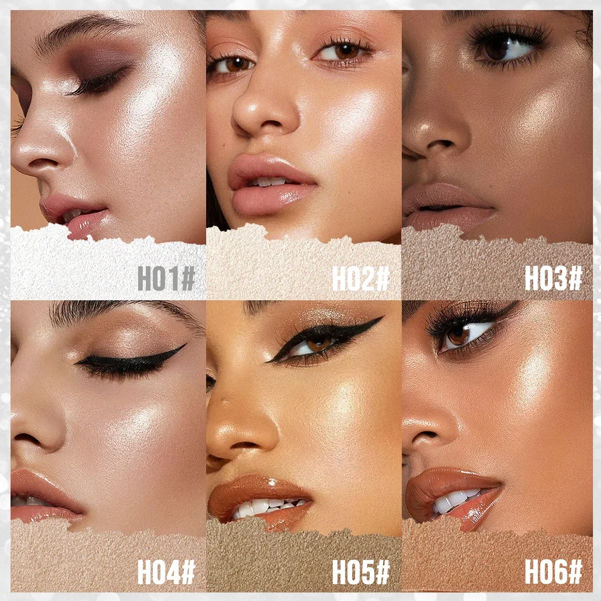 1PC Contour Sticks, Matte Text - Highlighter Bronzer Palette recension och pris