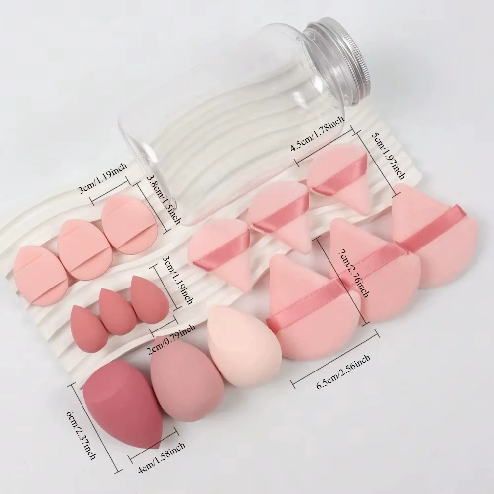 12/15Pcs Makeup Sponge Cosmeti - Beauty Makeup Blender recension och pris