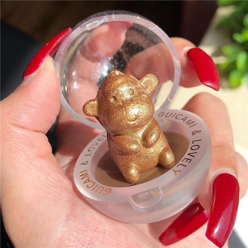 GUCAMI Glitter Highlighter Hol - Highlighter Bronzer Palette recension och pris