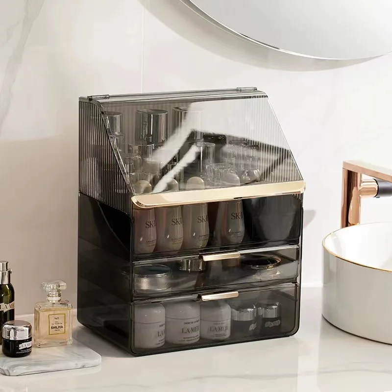 Desktop Makeup Container Drawe - Beauty Makeup Lipstick recension och pris